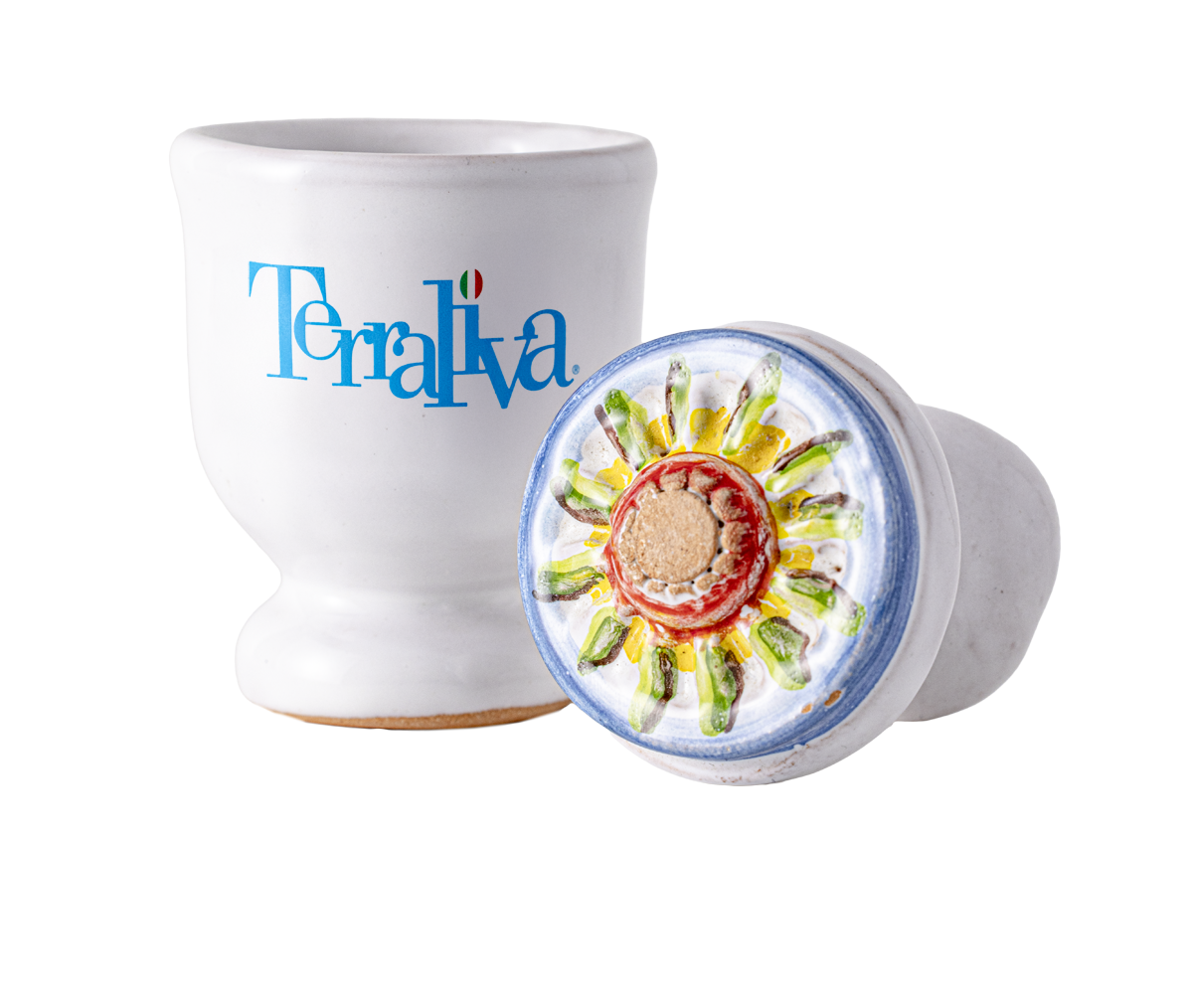 Mortaio in ceramica
